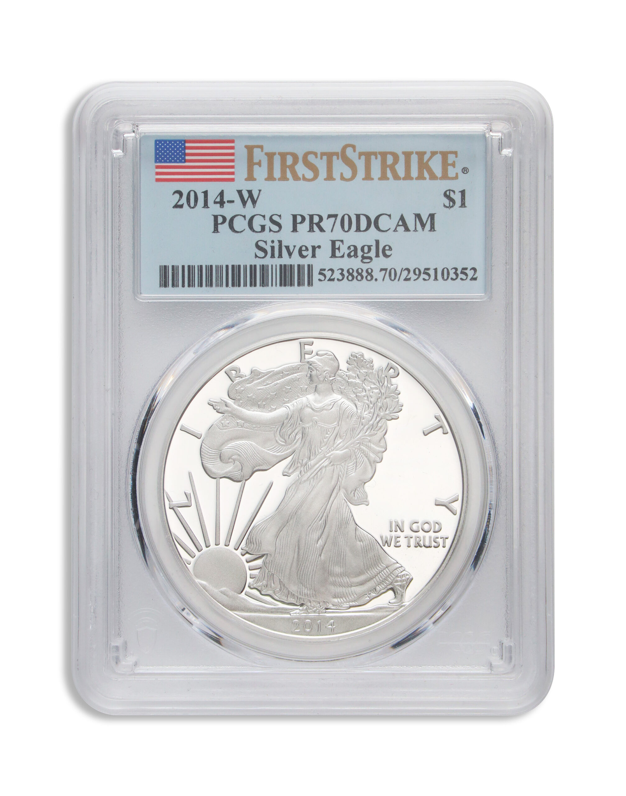 2014-W Proof Silver Eagle PCGS PR70 First Strike