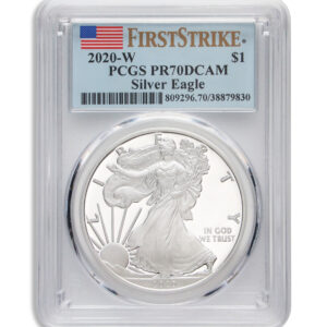 2020-W Proof Silver Eagle PCGS PR70 First Strike
