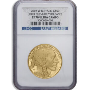 2007-W $50 Proof Gold Buffalo NGC PF70 Early Releases