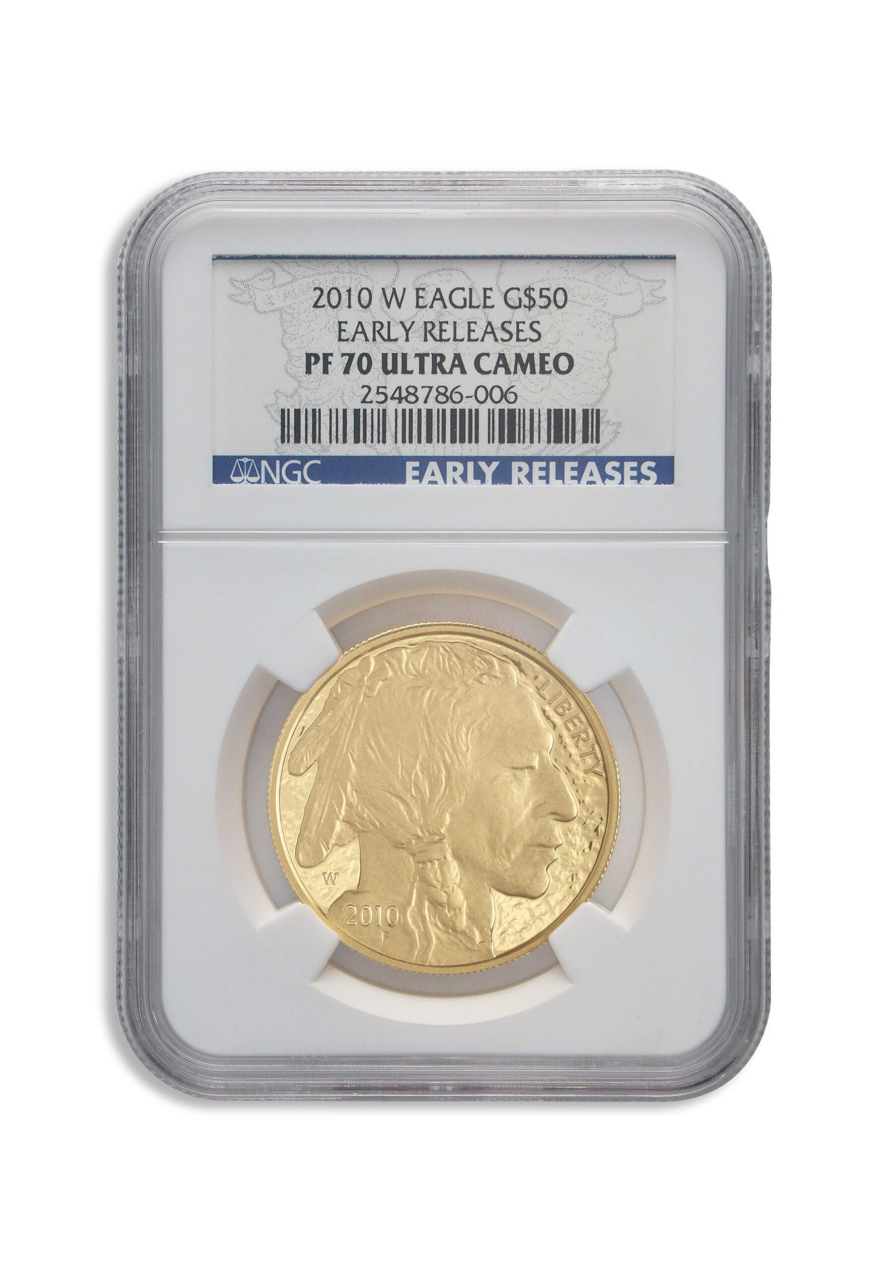 2010-W $50 Proof Gold Buffalo NGC PF70 Early Releases