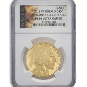 2011-W $50 Proof Gold Buffalo NGC PF70 Early Releases
