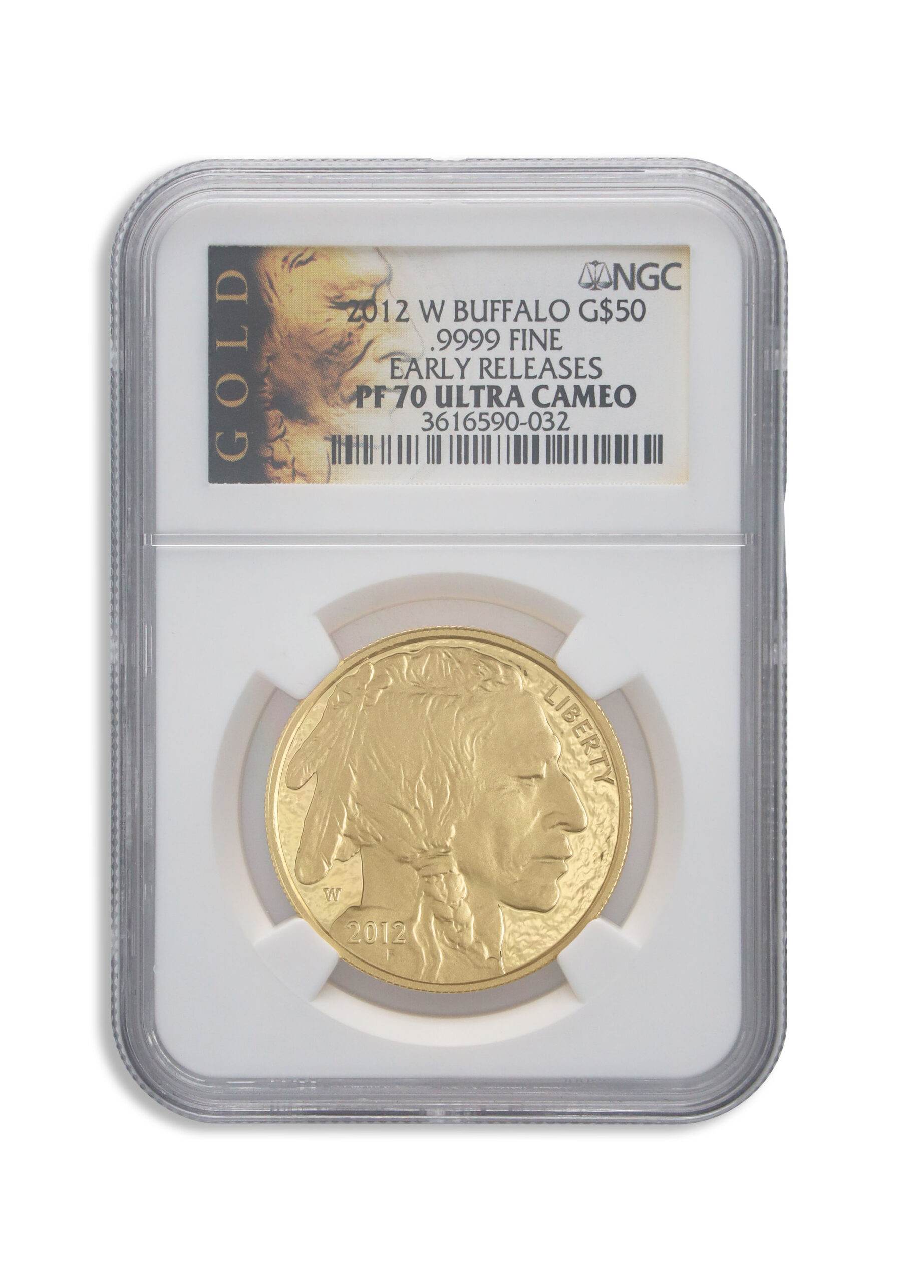 2012-W $50 Proof Gold Buffalo NGC PF70 Early Releases