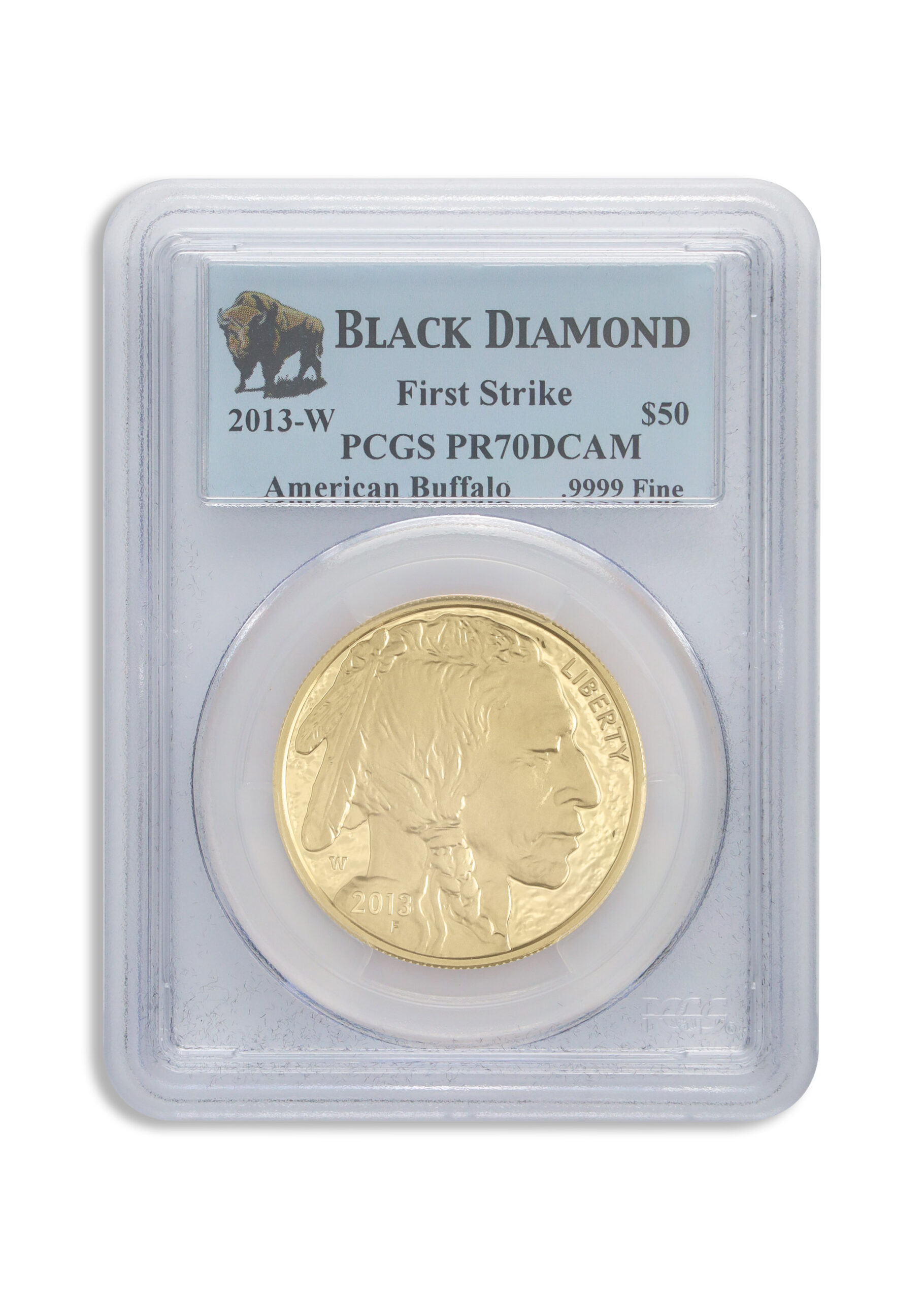2013-W $50 Proof Gold Buffalo PCGS PR70 First Strike