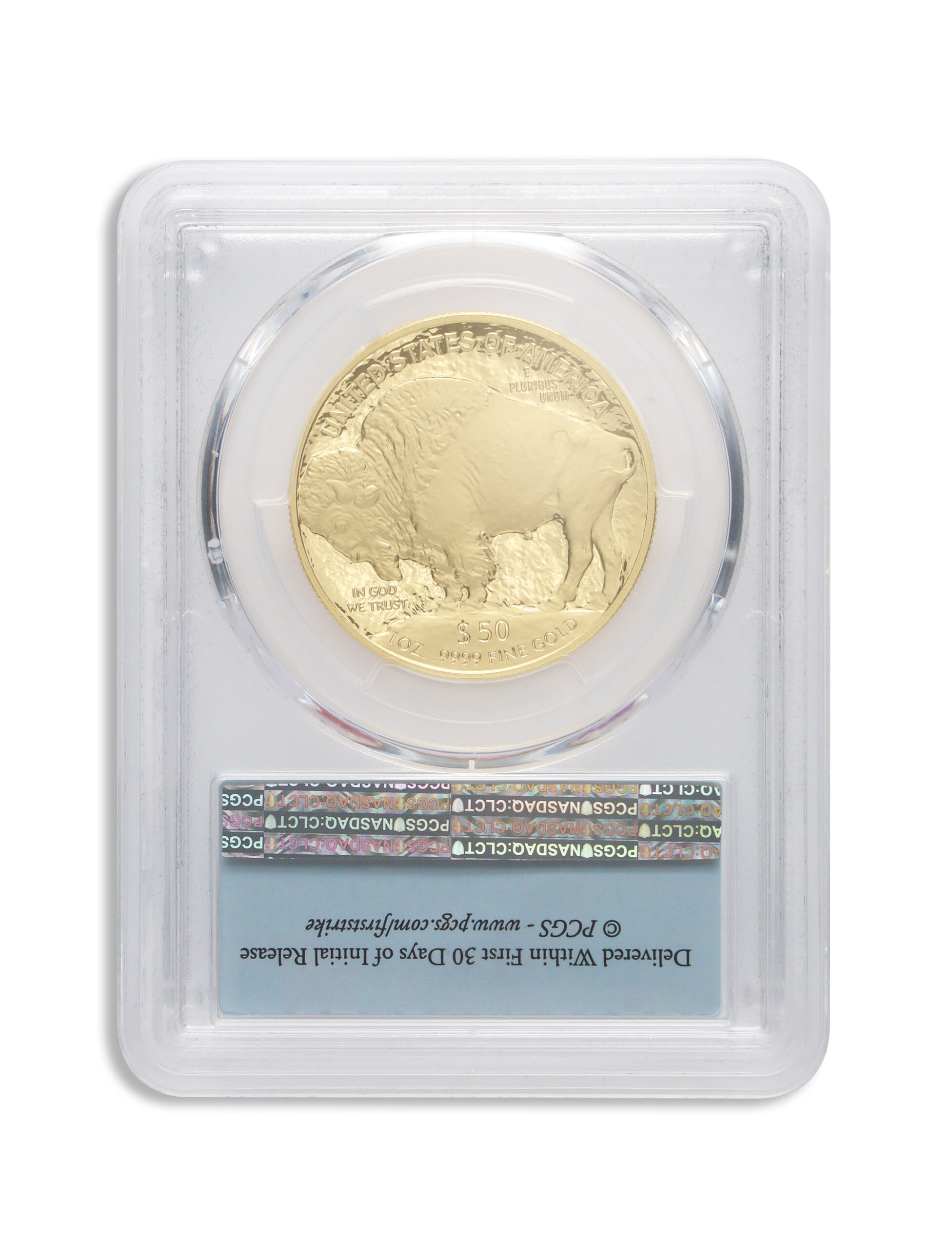 2018-W $50 Proof Gold Buffalo PCGS PR70 First Strike