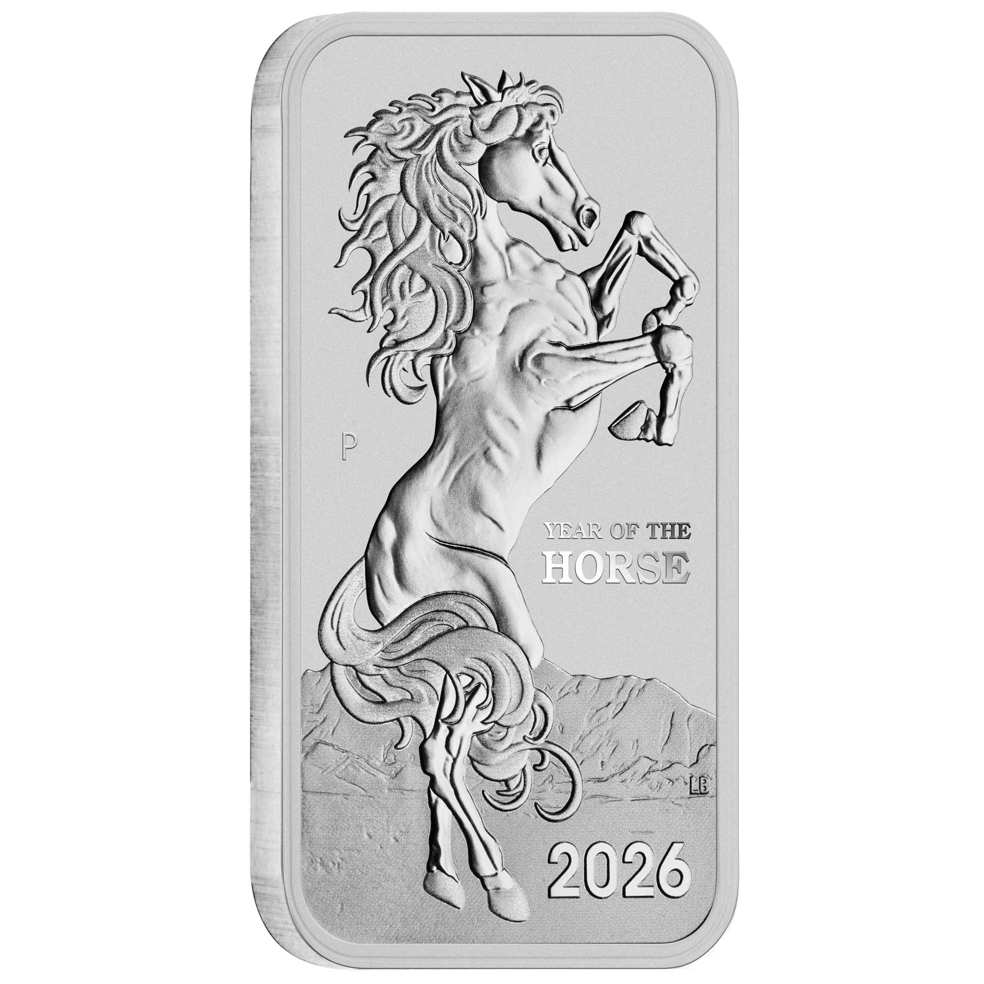 2026 1 oz Australia Silver Lunar Horse Rectangular Coin