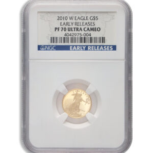2010-W 1/10 oz Proof Gold Eagle $5 NGC PF70 ER