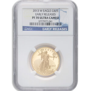 2013-W 1/2 oz Proof Gold Eagle $25 NGC PF70 ER