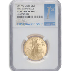 2017-W 1/2 oz Proof Gold Eagle $25 NGC PF70 ER