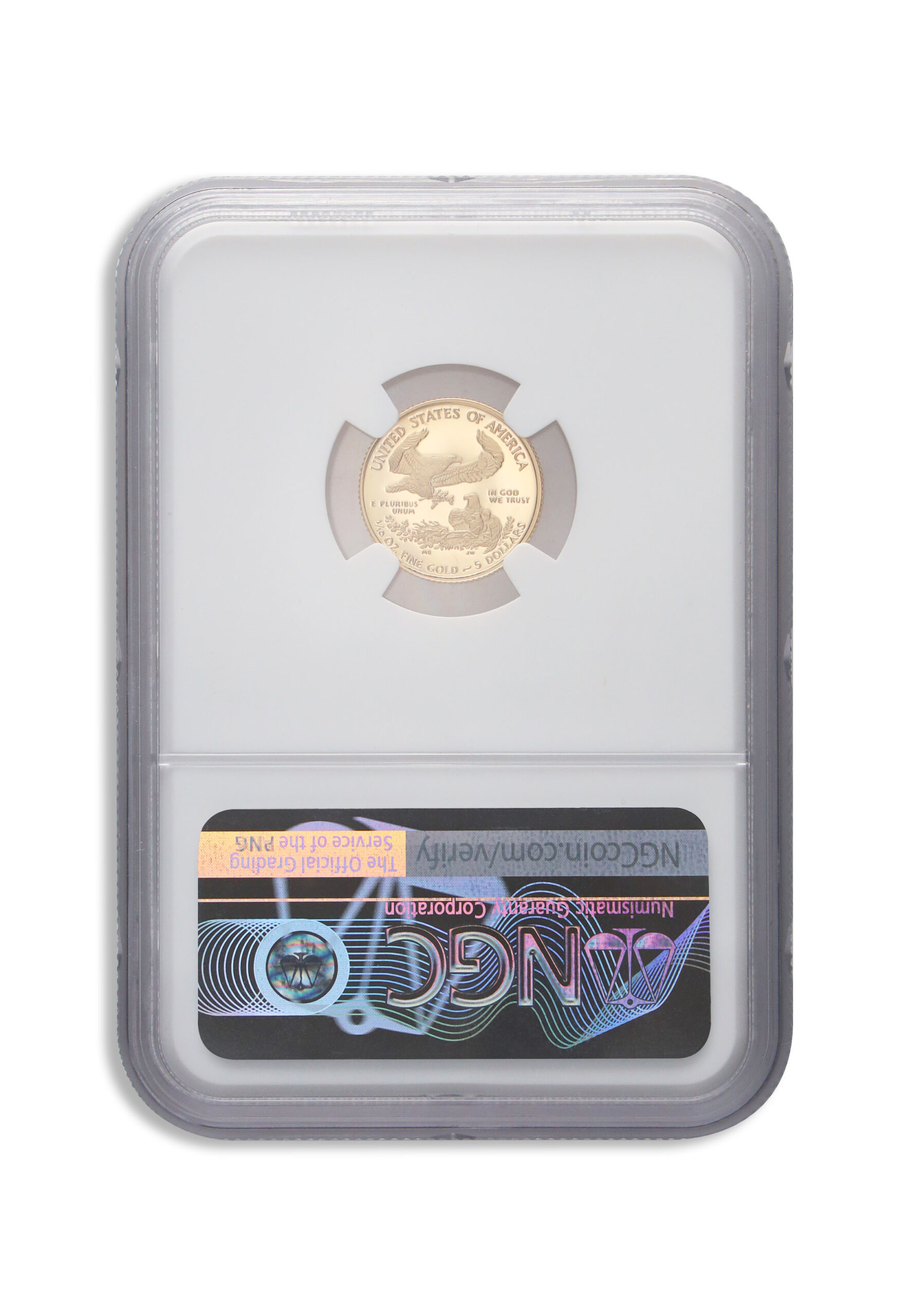 2021-W 1/10 oz Proof Gold Eagle $5 NGC PF70 ER - Type 1
