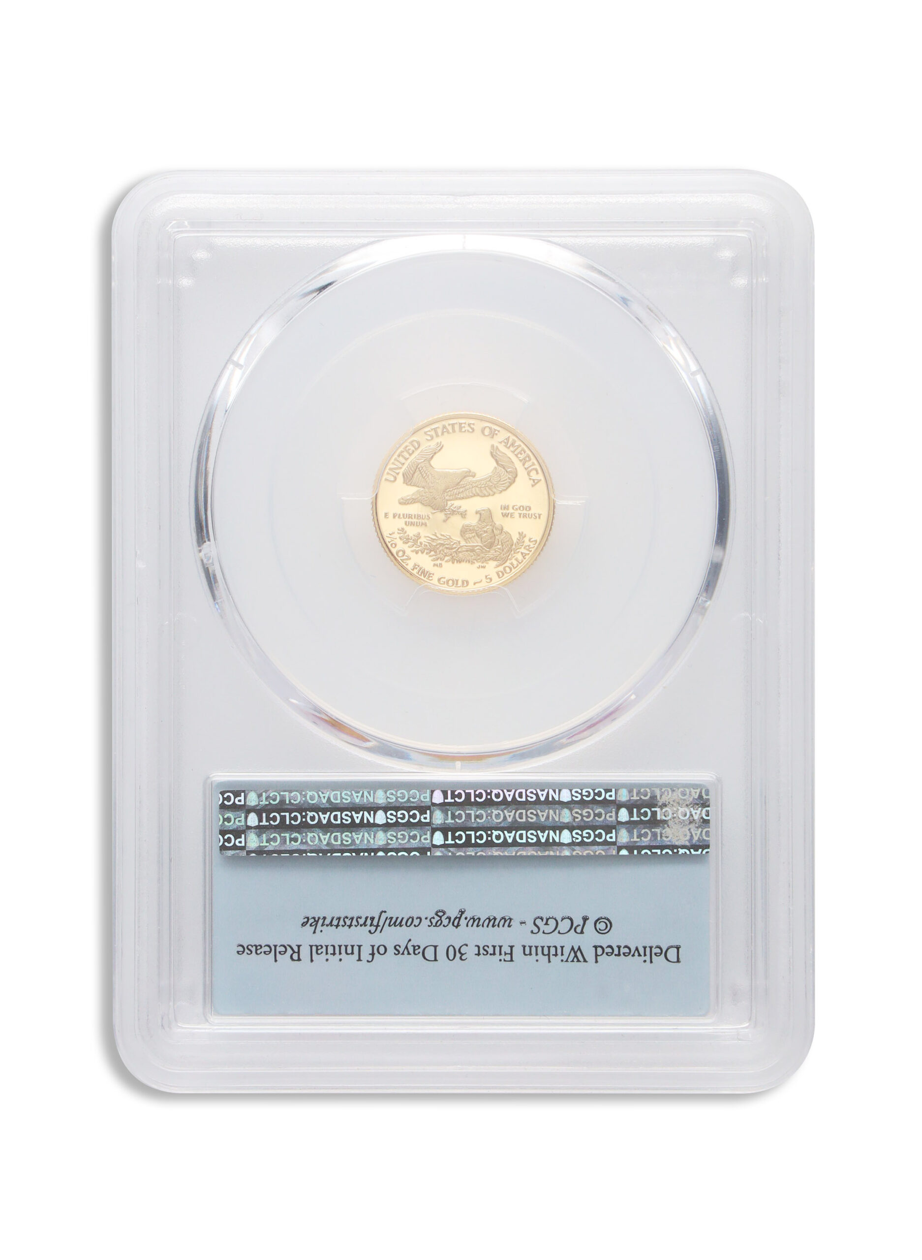 2016-W 1/10 oz Proof Gold Eagle $5 PCGS PR70 FS
