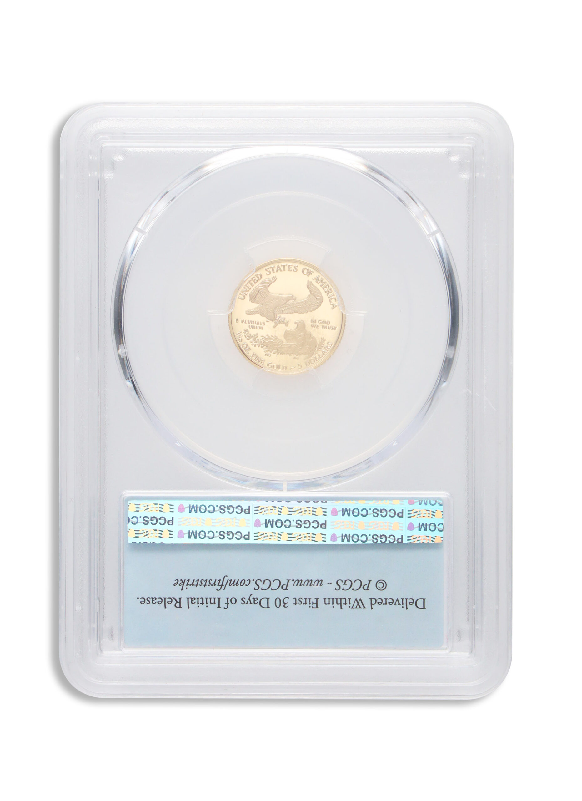 2021-W 1/10 oz Proof Gold Eagle $5 PCGS PR70 FS - Type 1
