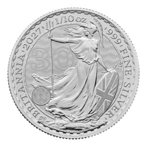 2027 1/10 oz Great Britain Silver Britannia – BU
