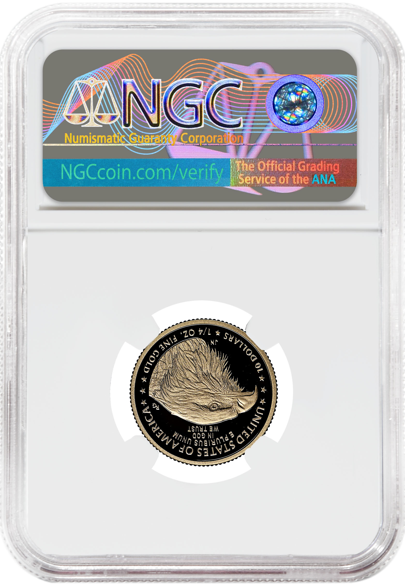 2021-W 1/4 oz Proof Gold Eagle $10 NGC PF70 - Type 2