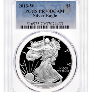 2013-W Proof Silver Eagle PCGS PR70