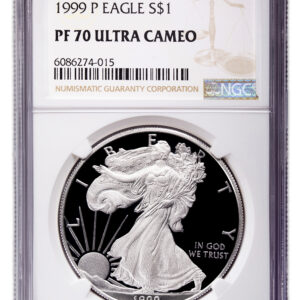1999-P Proof Silver Eagle NGC PF70