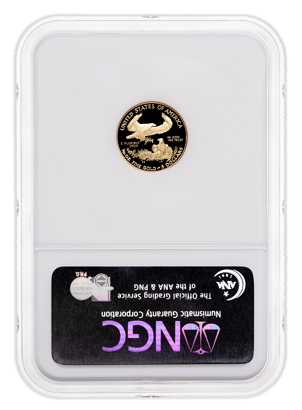 1992-P 1/10 oz Proof Gold Eagle $5 NGC PF70