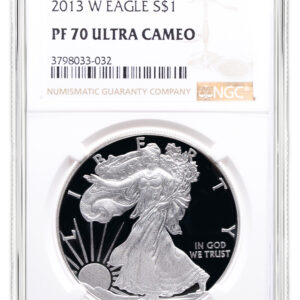 2013-W Proof Silver Eagle NGC PF70