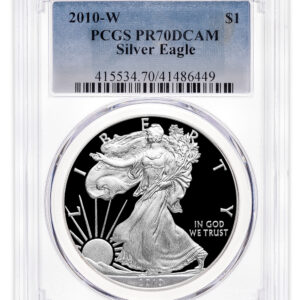 2010-W Proof Silver Eagle PCGS PR70
