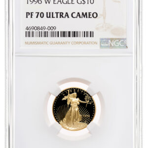 1996-W 1/4 oz Proof Gold Eagle $10 NGC PF70