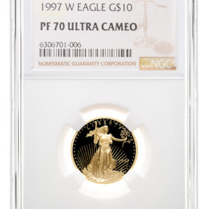 1997-W 1/4 oz Proof Gold Eagle $10 NGC PF70
