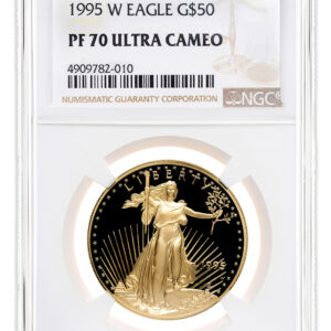 1995-W 1 oz Proof Gold Eagle $50 NGC PF70