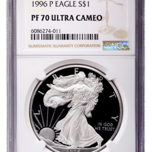 1996-P Proof Silver Eagle NGC PF70