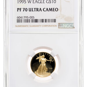 1995-W 1/4 oz Proof Gold Eagle $10 NGC PF70