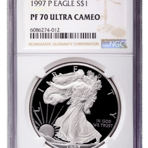 1997-P Proof Silver Eagle NGC PF70
