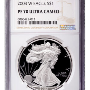 2003-W Proof Silver Eagle NGC PF70