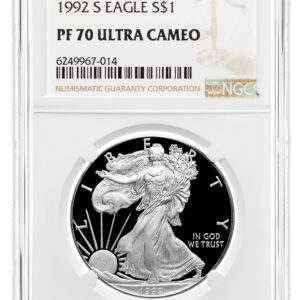 1992-S Proof Silver Eagle NGC PF70