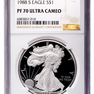 1988-S Proof Silver Eagle NGC PF70