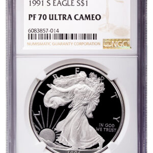 1991-S Proof Silver Eagle NGC PF70