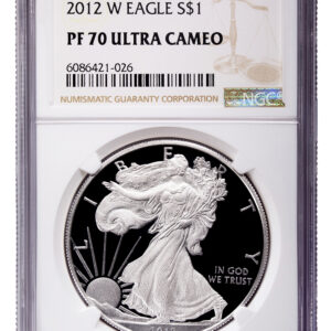 2012-W Proof Silver Eagle NGC PF70