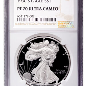 1990-S Proof Silver Eagle NGC PF70