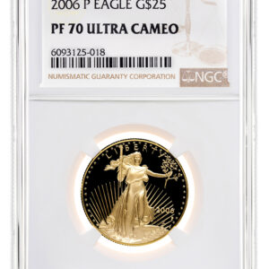 2006-W 1/2 oz Proof Gold Eagle $25 NGC PF70