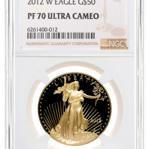 2012-W 1 oz Proof Gold Eagle $50 NGC PF70