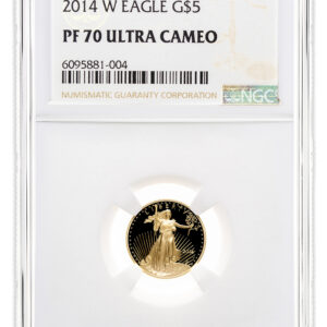 2014-W 1/10 oz Proof Gold Eagle $5 NGC PF70
