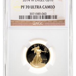 2014-W 1/4 oz Proof Gold Eagle $10 NGC PF70