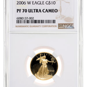 2006-W 1/4 oz Proof Gold Eagle $10 NGC PF70