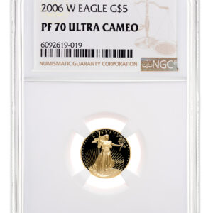 2006-W 1/10 oz Proof Gold Eagle $5 NGC PF70