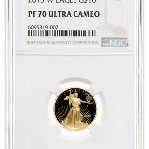 2013-W 1/4 oz Proof Gold Eagle $10 NGC PF70