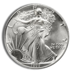 1995 Silver American Eagle – BU