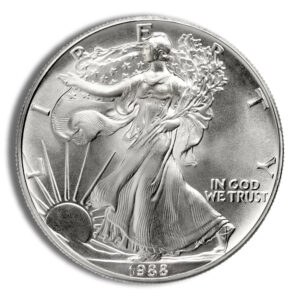 1988 Silver American Eagle – BU