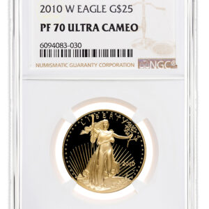 2010-W 1/2 oz Proof Gold Eagle $25 NGC PF70