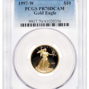 1997-W 1/4 oz Proof Gold Eagle $10 PCGS PR70