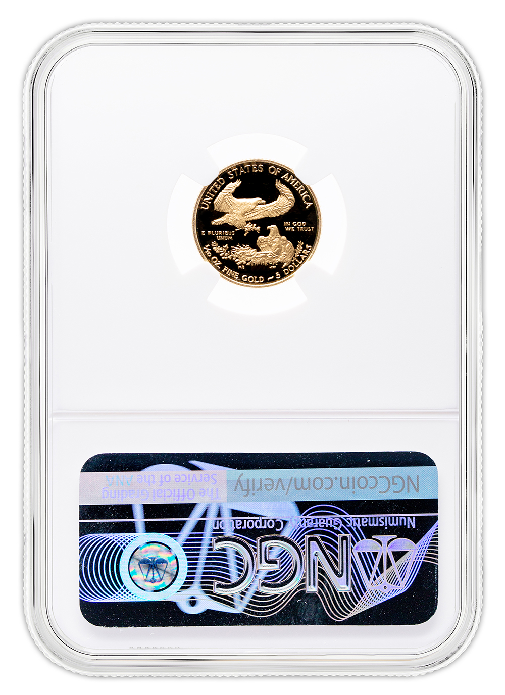 2012-W 1/10 oz Proof Gold Eagle $5 NGC PF70