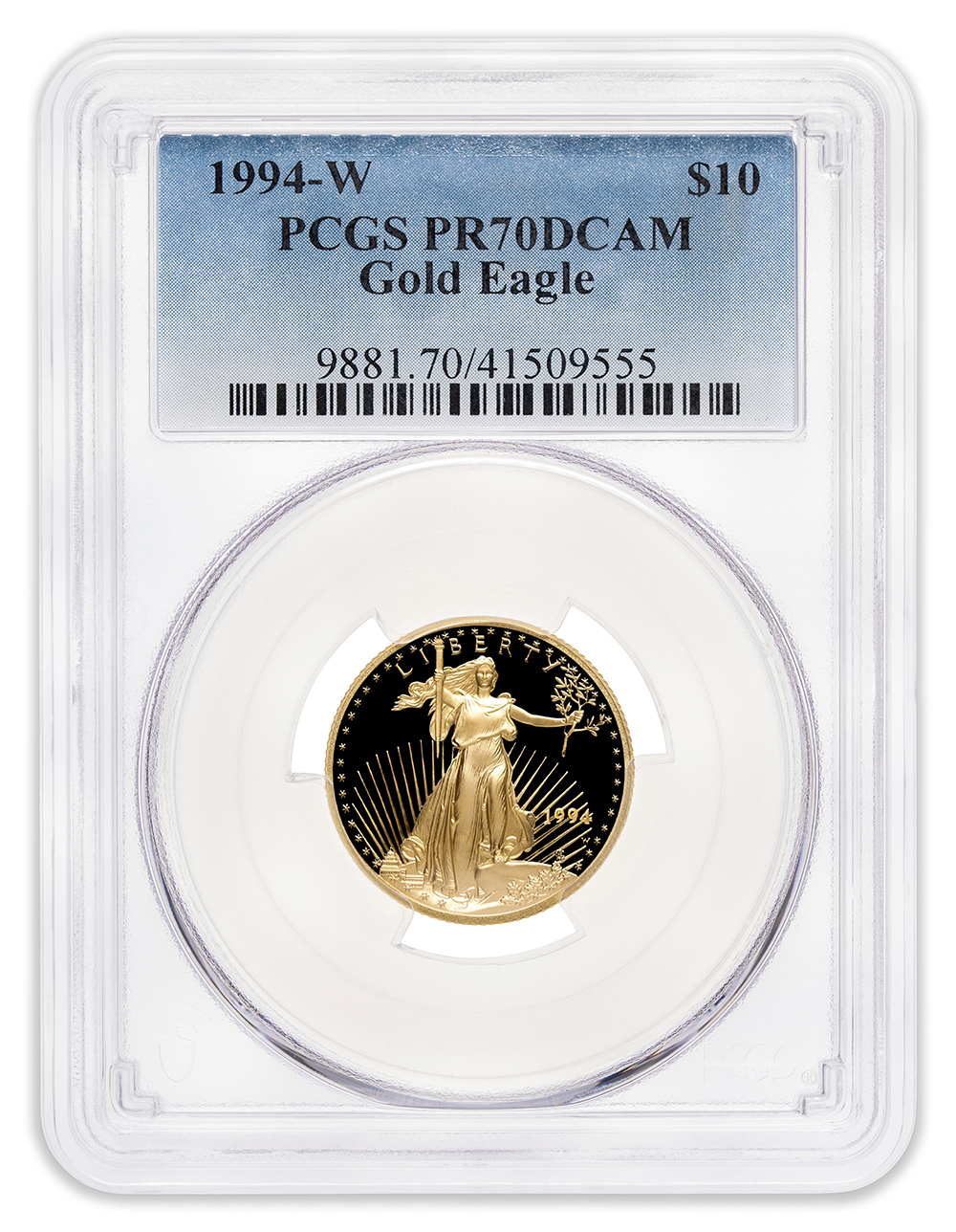 1994-W 1/4 oz Proof Gold Eagle $10 PCGS PR70