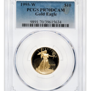 1995-W 1/4 oz Proof Gold Eagle $10 PCGS PR70