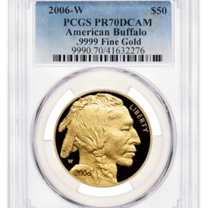2006-W $50 Proof Gold Buffalo PCGS PR70