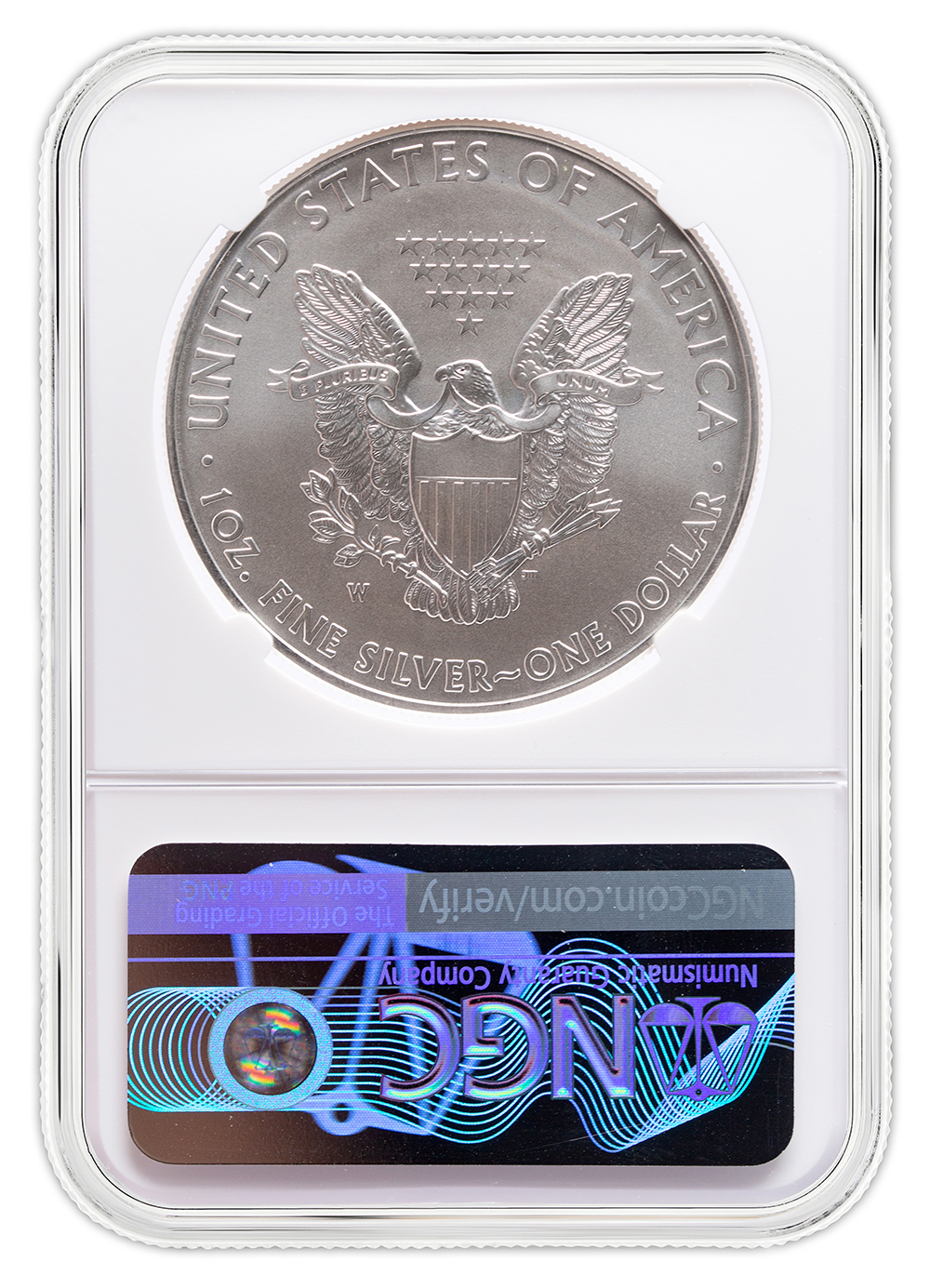 2014-W Burnished Silver Eagle NGC MS70
